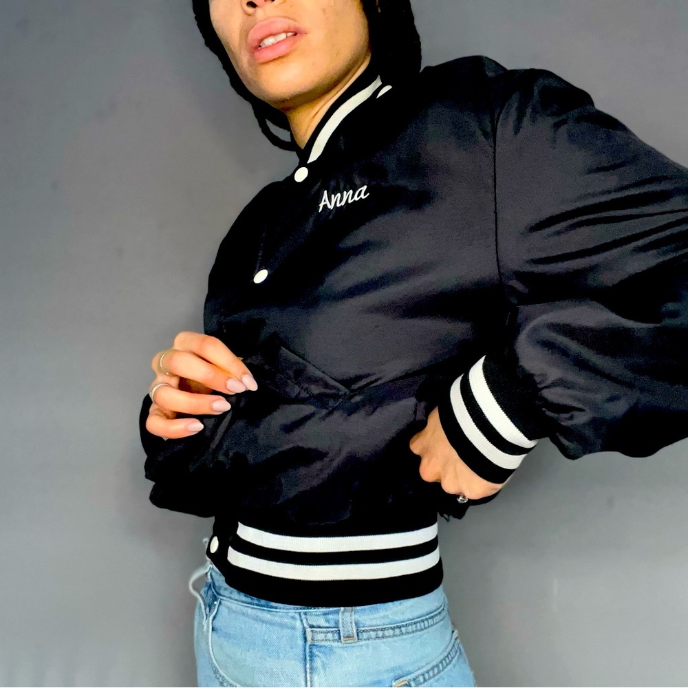 Vintage Bomber Baseball Coat